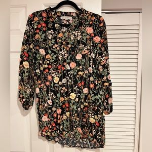 LOFT Small Petite Floral Tunic